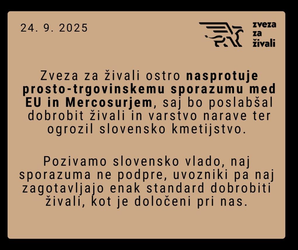 Nekontrolirani uvoz živil z drugega konca sveta je slab za živali in ljudi